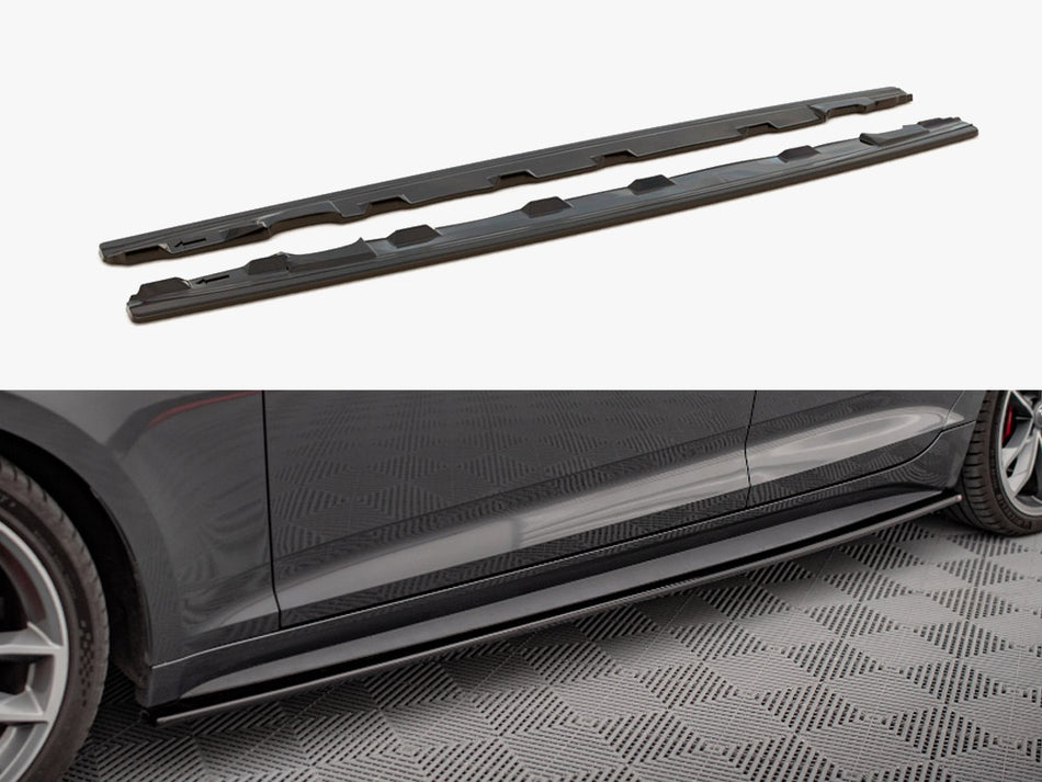 Maxton Design Side Skirts Diffusers Audi S5 / A5 S-Line F5 Sportback - AU-A5-2-SLINE-SB-SD1G - Image 1