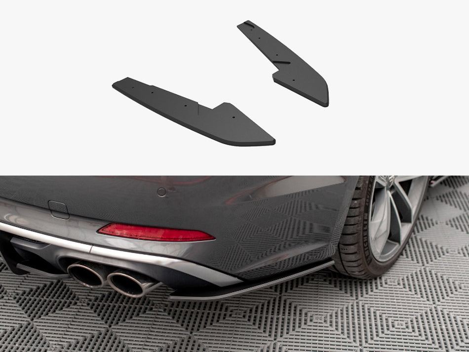 Maxton Design Street PRO Rear Side Splitters Audi S5 Sportback F5 - AUS52CNC-RSD1B - Image 1