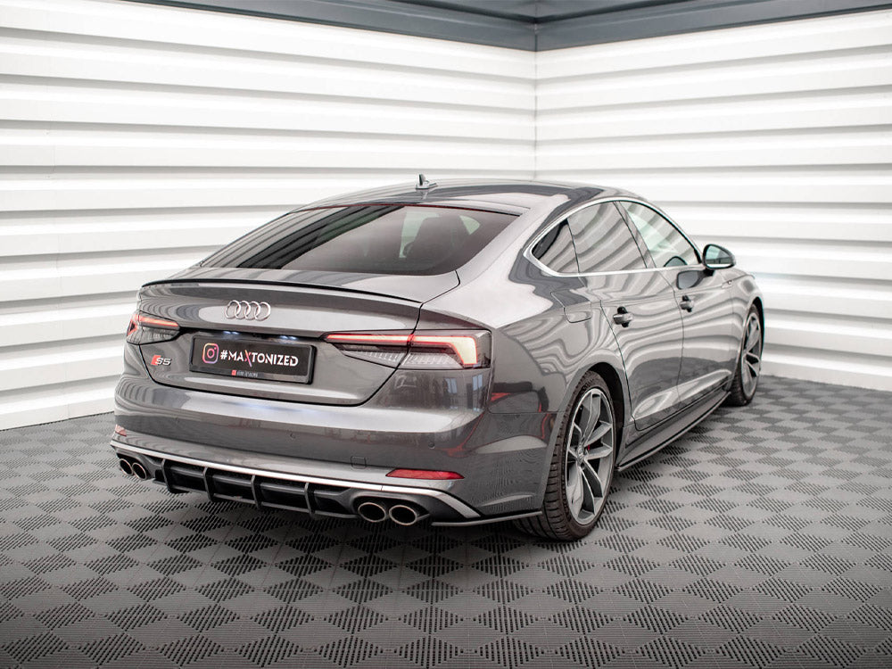 Maxton Design Street PRO Rear Side Splitters Audi S5 Sportback F5 - AUS52CNC-RSD1B - Image 2