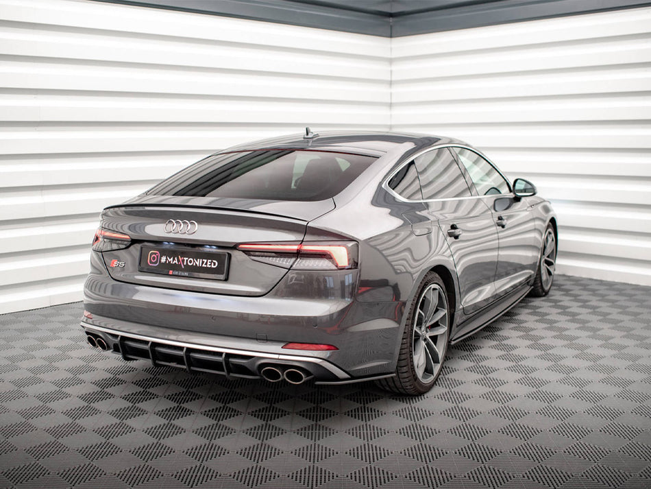 Maxton Design Street PRO Rear Side Splitters Audi S5 Sportback F5 - AUS52CNC-RSD1B - Image 2