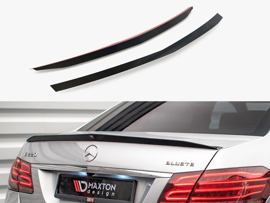 Maxton Design Spoiler Cap Mercedes E63 AMG / AMG-Line Sedan W212 Facelift - ME-E-212F-AMG-CAP1G - Image 1