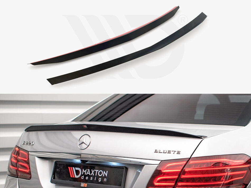 MAXTON DESIGN Spoiler Cap Mercedes E63 AMG / AMG-Line Sedan W212 Facelift