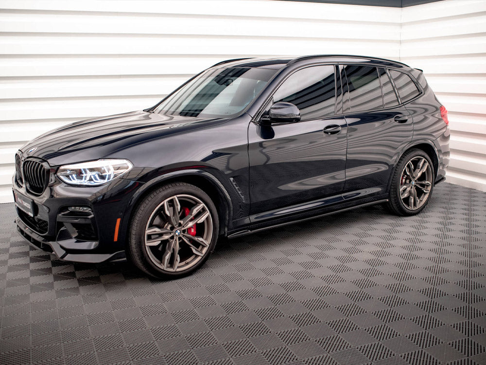 Maxton Design Side Skirts Diffusers V.2 BMW X3 M40d / M40i / M-Pack G01 - BM-X3-01-M40-SD1G - Image 2