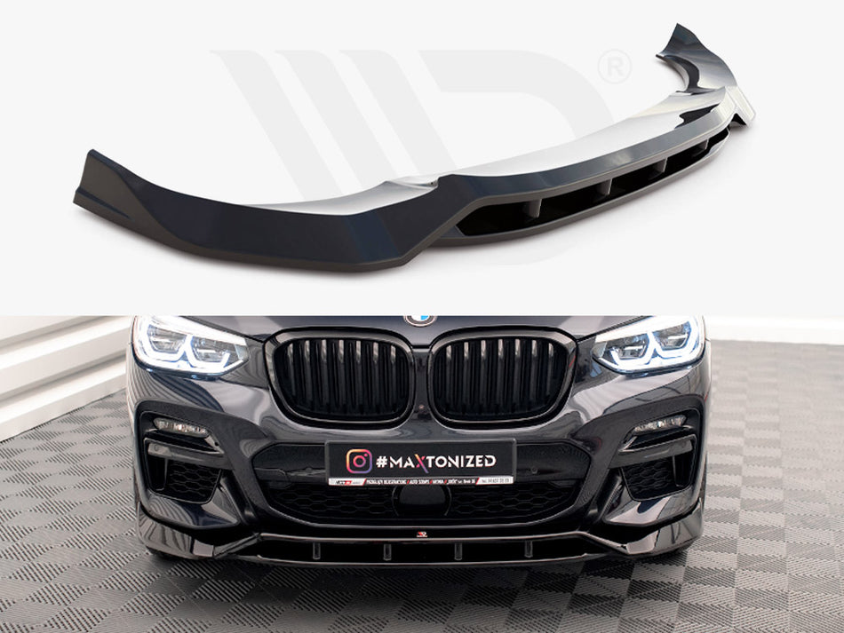 MAXTON DESIGN Front Splitter V.2 BMW X3 M40d / M40i / M-Pack G01