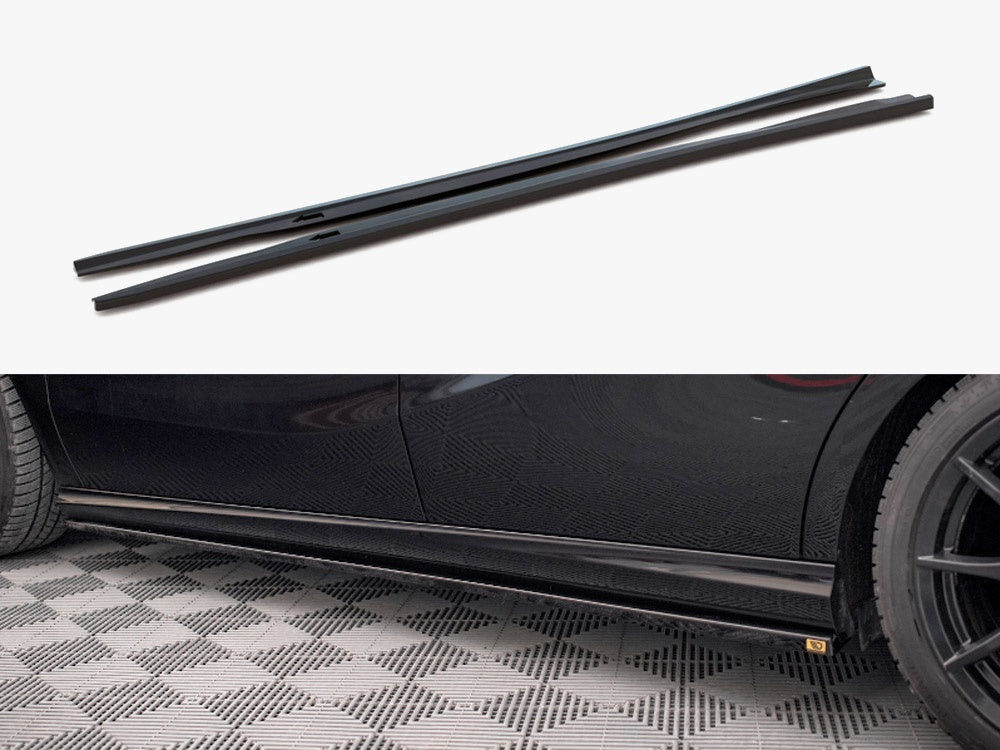 Maxton Design Side Skirts Diffusers Mercedes B W246 Facelift - ME-B-246F-SD1G - Image 1
