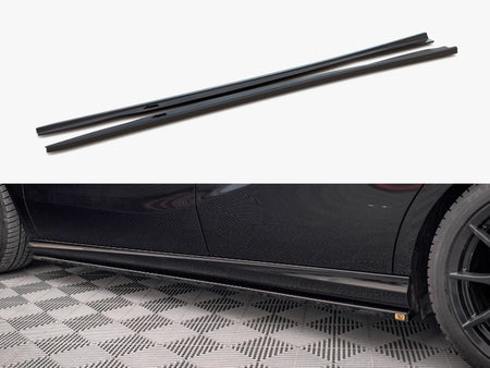 Maxton Design Side Skirts Diffusers Mercedes B W246 Facelift - ME-B-246F-SD1G - Image 1