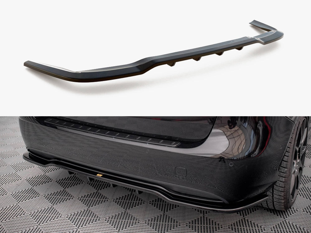Maxton Design Rear Splitter (Vertical Bars) Mercedes B W246 Facelift - ME-B-246F-RD1G+RD2G - Image 1