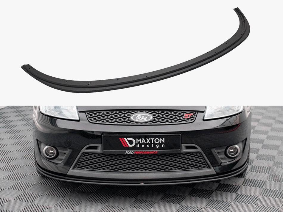 Maxton Design Street PRO Front Splitter Ford Fiesta ST Mk6 - FOFI6STCNC-FD1B - Image 1