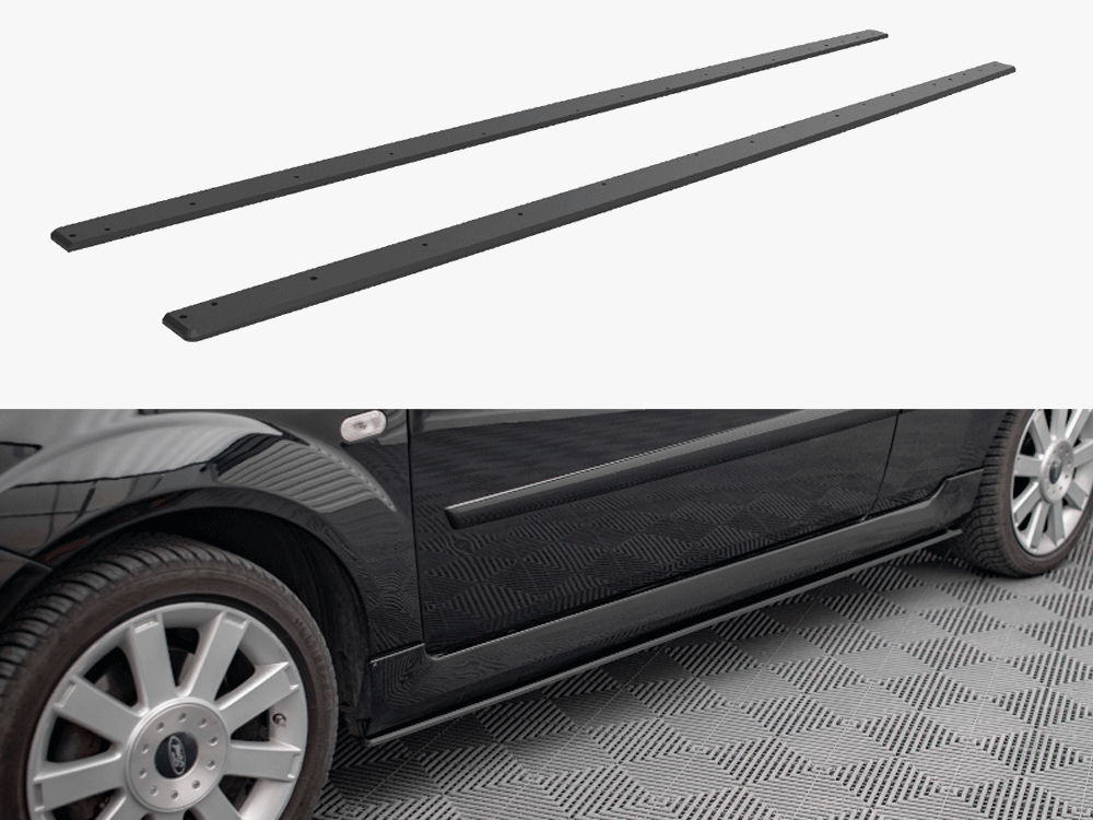 Maxton Design Street PRO Side Skirts Diffusers Ford Fiesta ST Mk6 - FOFI6STCNC-SD1B - Image 1