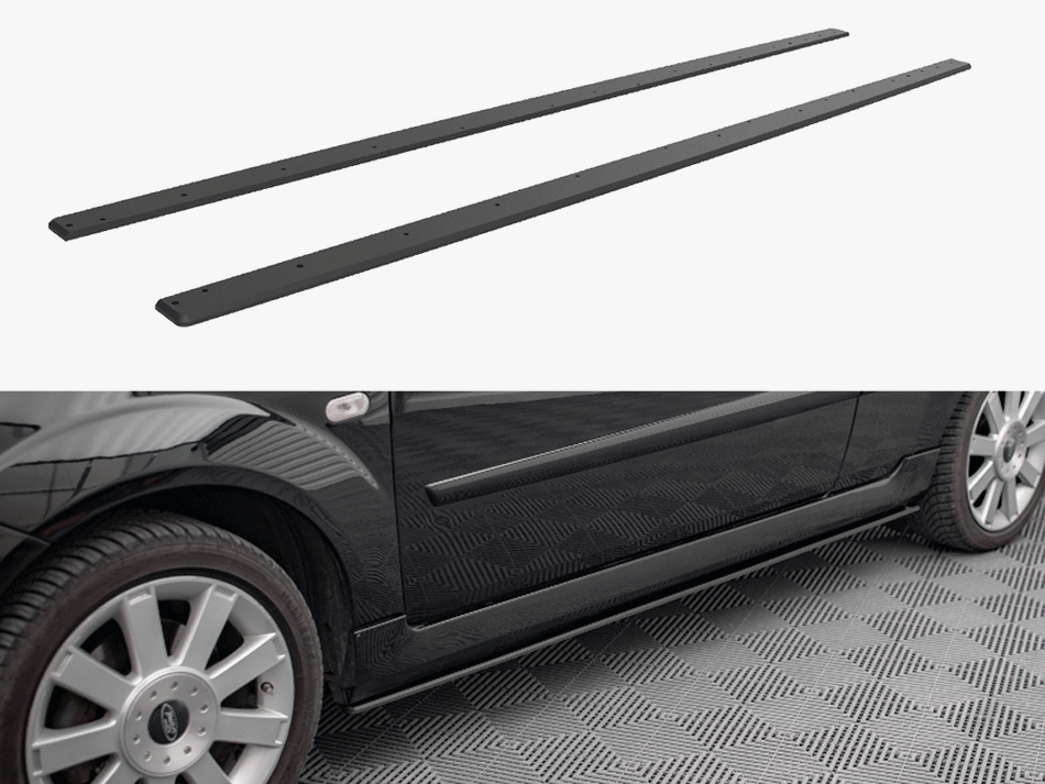 Maxton Design Street PRO Side Skirts Diffusers Ford Fiesta ST Mk6 - FOFI6STCNC-SD1B - Image 1