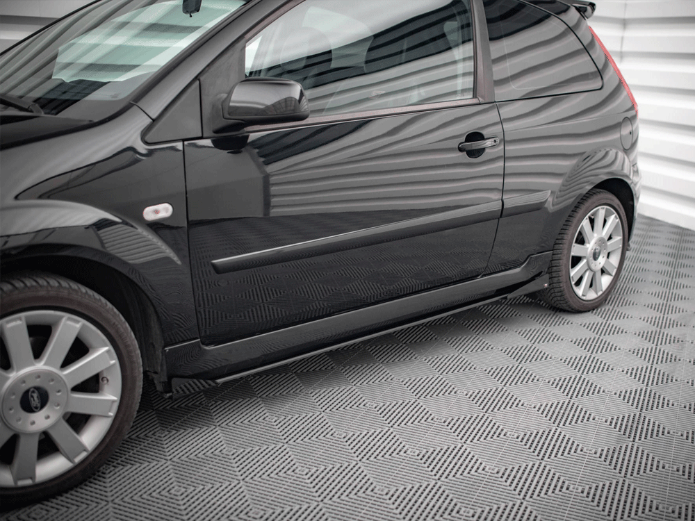 Maxton Design Street PRO Side Skirts Diffusers + Flaps Ford Fiesta ST Mk6 - FOFI6STCNC-SD1B+SF1G - Image 3