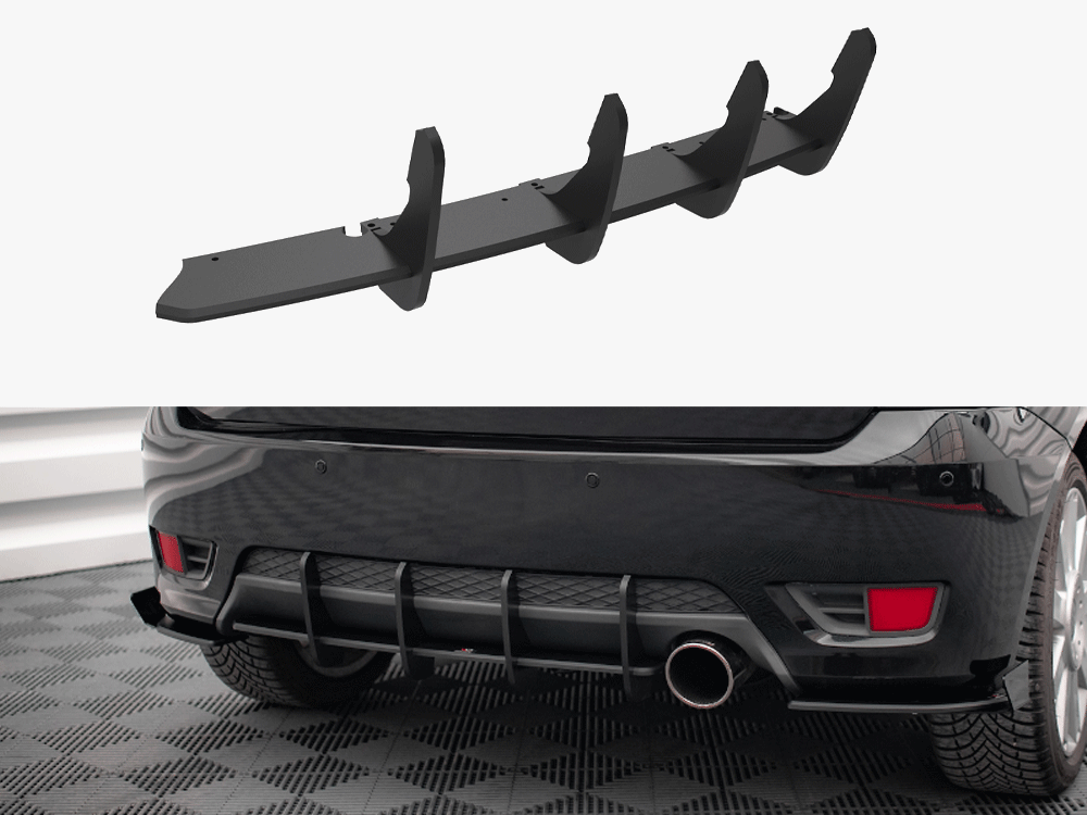 Maxton Design Street PRO Rear Diffuser Ford Fiesta ST Mk6 - FOFI6STCNC-RS1B - Image 1