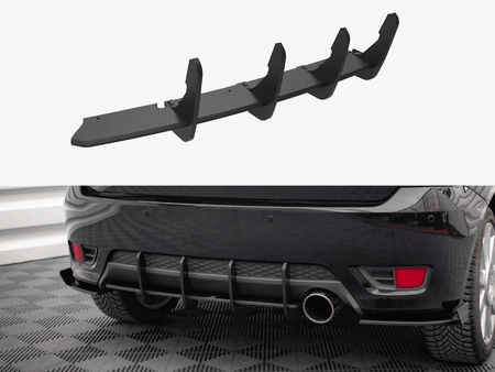 Maxton Design Street PRO Rear Diffuser Ford Fiesta ST Mk6 - FOFI6STCNC-RS1B - Image 1