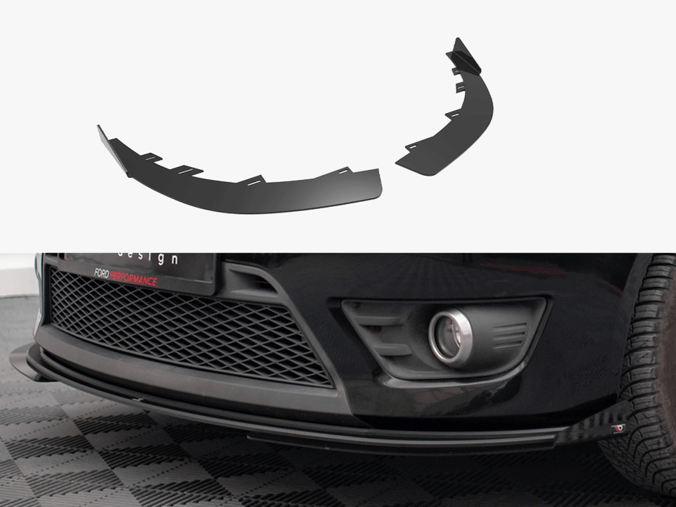 Maxton Design Front Flaps Ford Fiesta ST Mk6 - FOFI6STCNC-FSF1G - Image 1