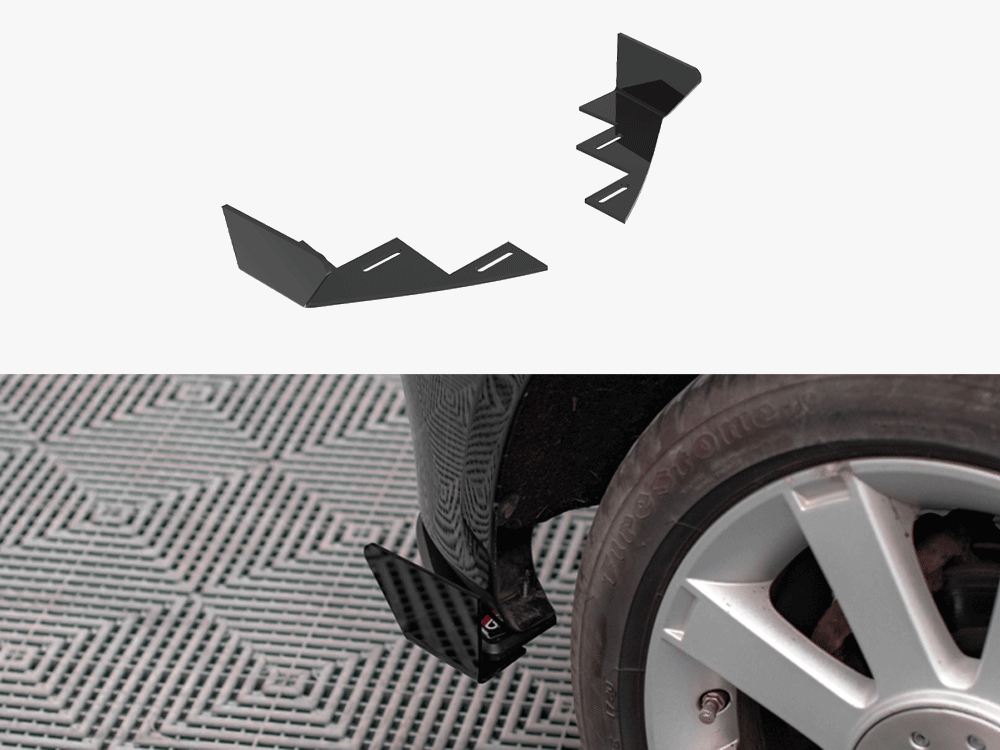 Maxton Design Rear Side Flaps Ford Fiesta ST Mk6 - FOFI6STCNC-RSF1G - Image 1