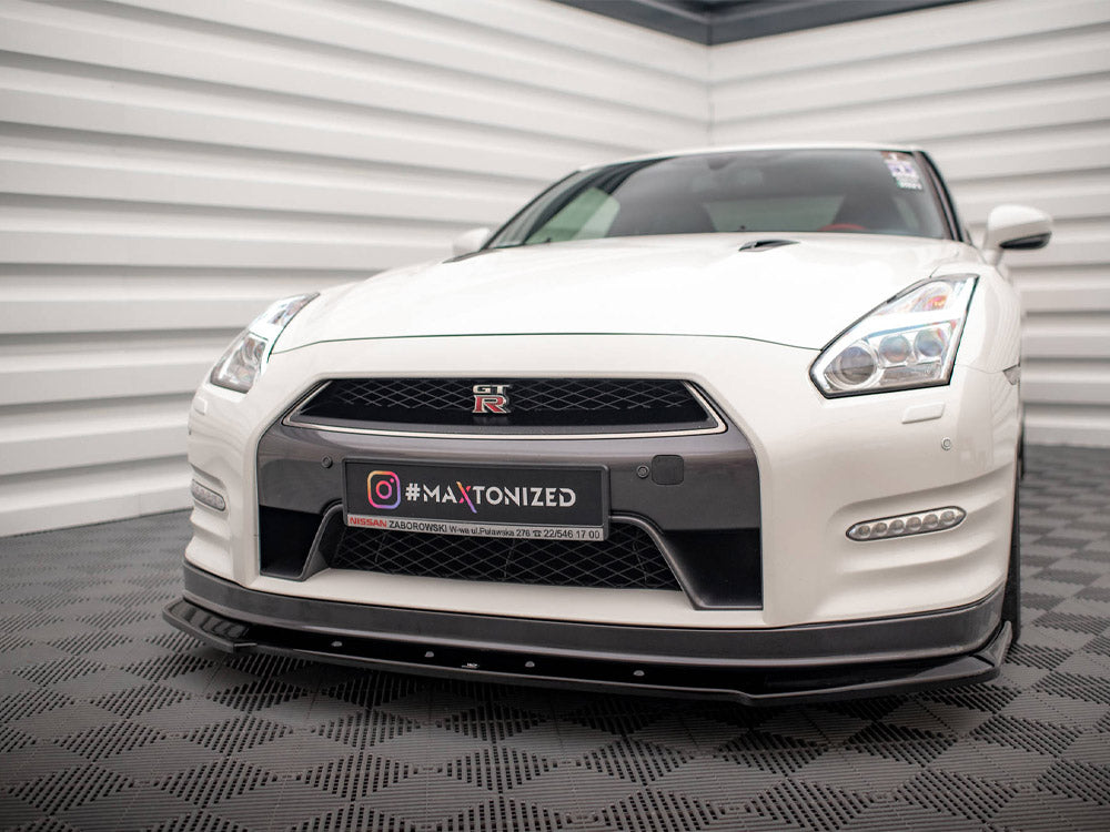 Maxton Design Front Splitter Nissan GTR R35 1st Facelift - NI-GTR-4F2-FD1G - Image 2