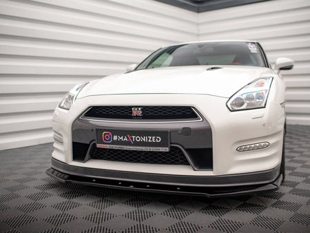 Maxton Design Front Splitter Nissan GTR R35 1st Facelift - NI-GTR-4F2-FD1G - Image 2