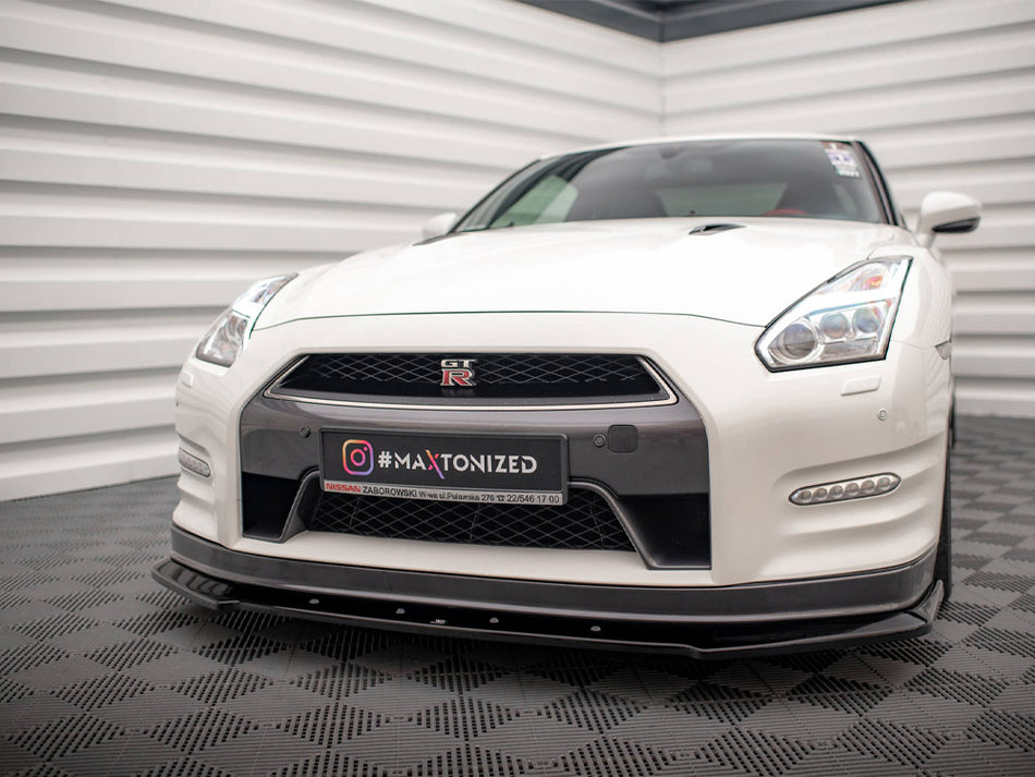 Maxton Design Front Splitter Nissan GTR R35 1st Facelift - NI-GTR-4F2-FD1G - Image 2