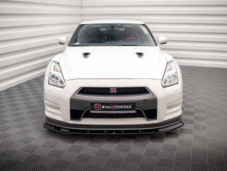 Maxton Design Front Splitter Nissan GTR R35 1st Facelift - NI-GTR-4F2-FD1G - Image 3
