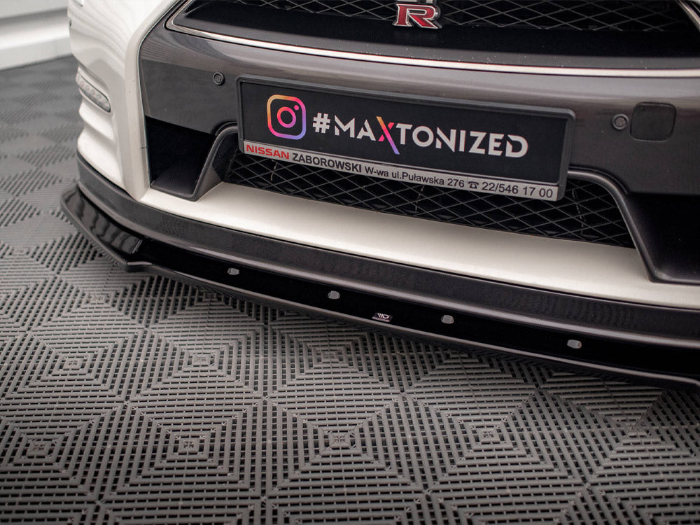 Maxton Design Front Splitter Nissan GTR R35 1st Facelift - NI-GTR-4F2-FD1G - Image 4