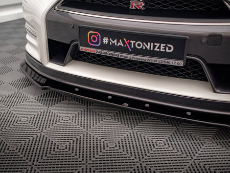 Maxton Design Front Splitter Nissan GTR R35 1st Facelift - NI-GTR-4F2-FD1G - Image 4