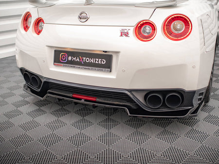 Maxton Design Rear Splitter (Vertical Bars) Nissan GTR R35 1st Facelift - NI-GTR-4F2-RD1G+RD2G - Image 3