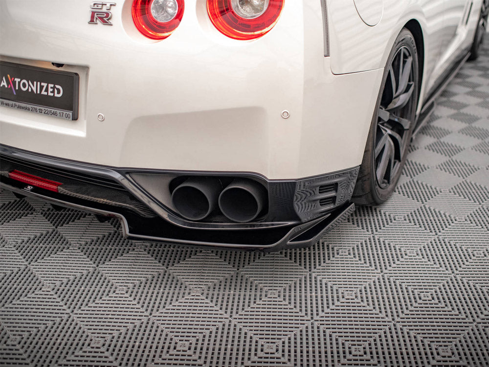 Maxton Design Rear Splitter (Vertical Bars) Nissan GTR R35 1st Facelift - NI-GTR-4F2-RD1G+RD2G - Image 5