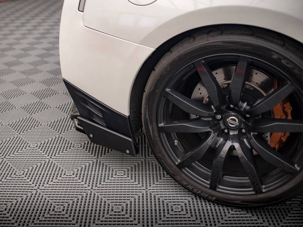 Maxton Design Rear Splitter + Flaps Nissan GTR R35 1st Facelift - NI-GTR-4F2-RD1G+RD2G+RSF - Image 5