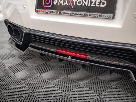 Maxton Design Rear Splitter + Flaps Nissan GTR R35 1st Facelift - NI-GTR-4F2-RD1G+RD2G+RSF - Image 4