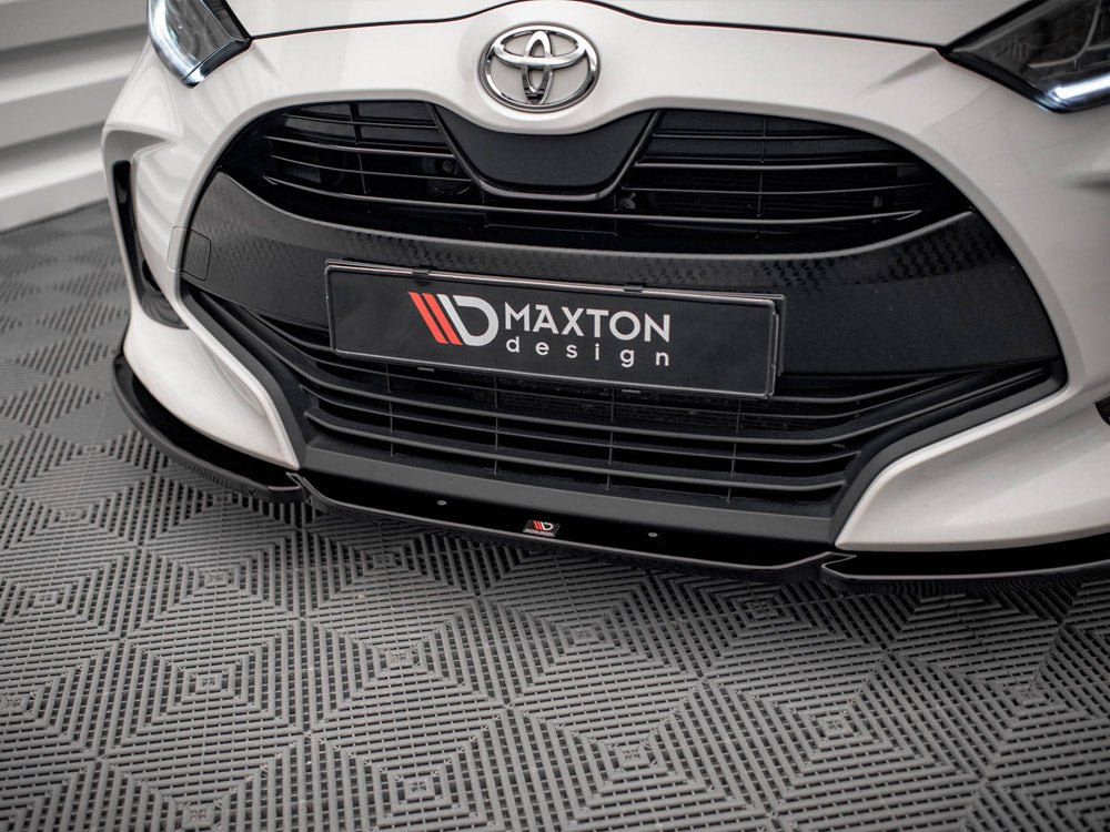 Maxton Design Front Splitter V.1 + Flaps Toyota Yaris Mk4 - TO-YA-4-FD1G+FSF - Image 4