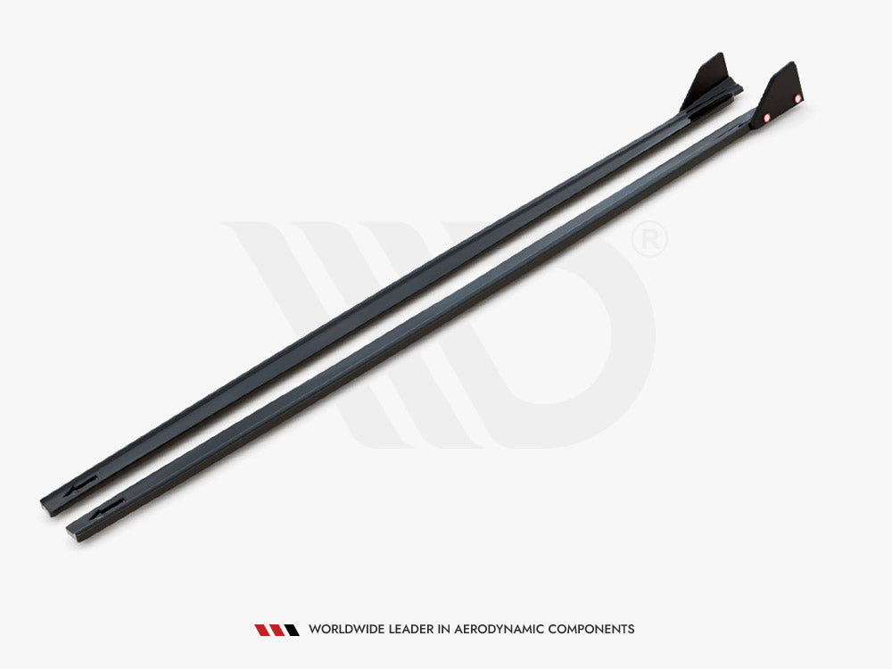 Maxton Design Side Skirts Diffusers V.1 + Flaps Toyota Yaris Mk4 - TO-YA-4-SD1G+SF - Image 5