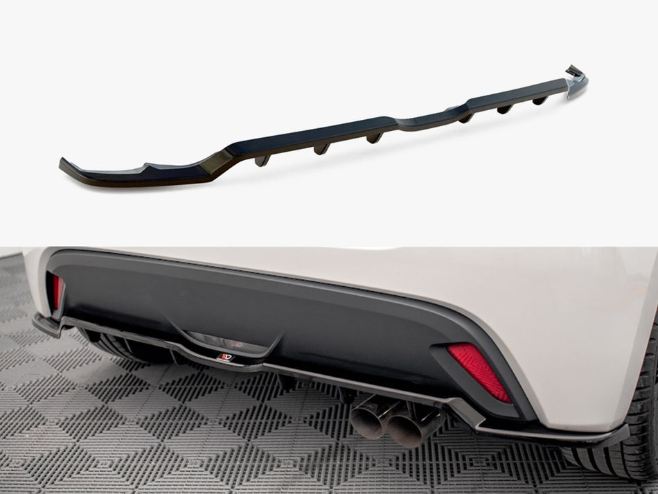 Maxton Design Rear Splitter V.2 (Vertical Bars) Toyota Yaris Mk4 - TO-YA-4-RD2G+RD3G - Image 1