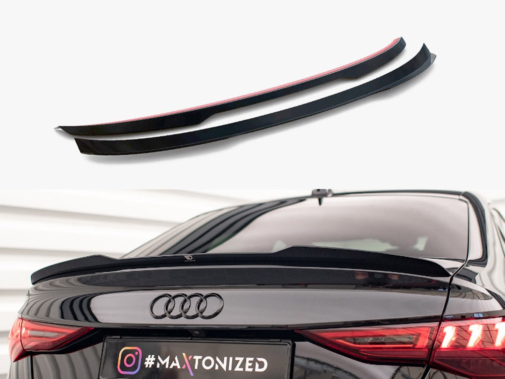 Maxton Design Spoiler CAP Audi A3 / A3 S-Line / S3 / RS3 Sedan 8Y - AU-A3-8Y-SLINE-S-CAP1G - Image 1
