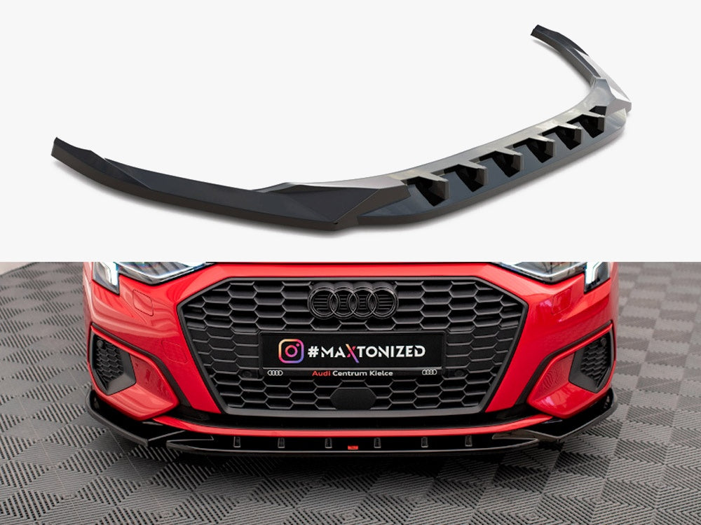 Maxton Design Front Splitter V.1 Audi A3 8Y - AU-A3-8Y-FD1G - Image 1