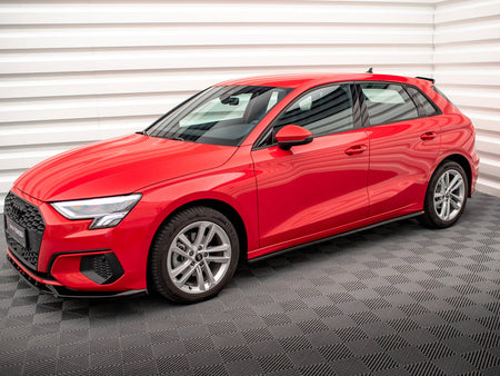 Maxton Design Side Skirts Diffusers Audi A3 8Y - AU-A3-8Y-SD1G - Image 2