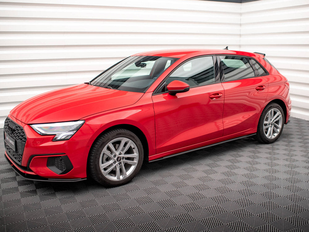 Maxton Design Street PRO Side Skirts Diffusers Audi A3 8Y - AUA38YCNC-SD1B - Image 2