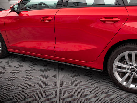 Maxton Design Street PRO Side Skirts Diffusers Audi A3 8Y - AUA38YCNC-SD1B - Image 4