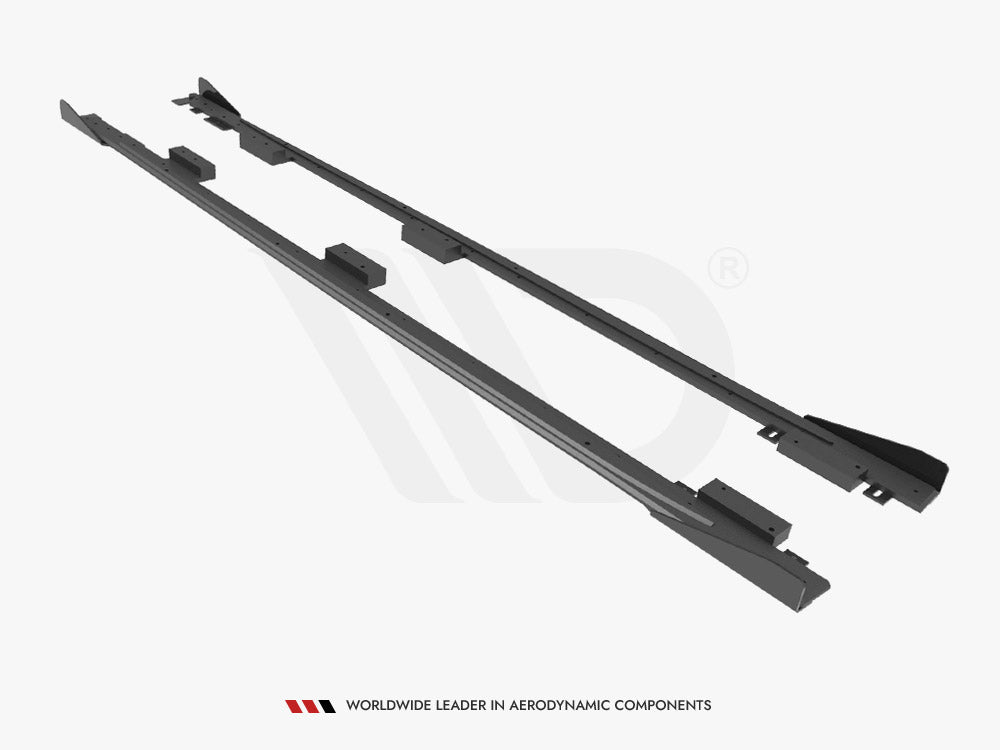Maxton Design Street PRO Side Skirts Diffusers + Flaps Audi A3 8Y - AUA38YCNC-SD1B+SF1G - Image 5
