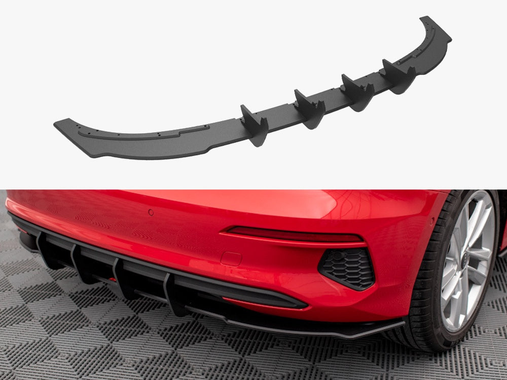 Maxton Design Street PRO Rear Diffuser Audi A3 Sportback 8Y - AUA38YCNC-RS1B - Image 1