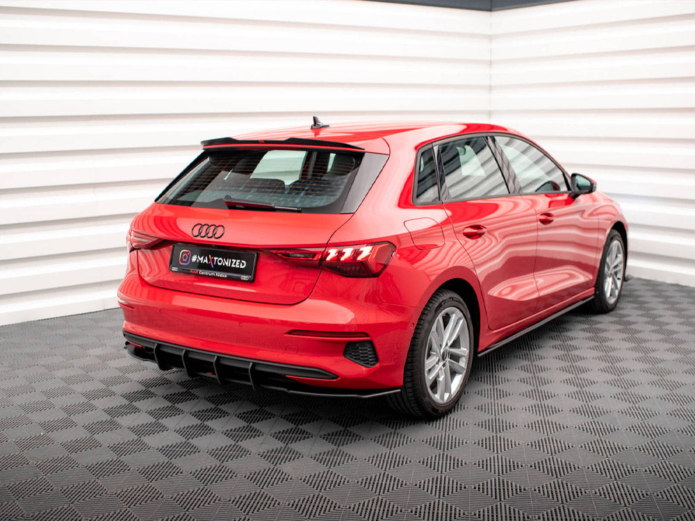 Maxton Design Street PRO Rear Diffuser Audi A3 Sportback 8Y - AUA38YCNC-RS1B - Image 2