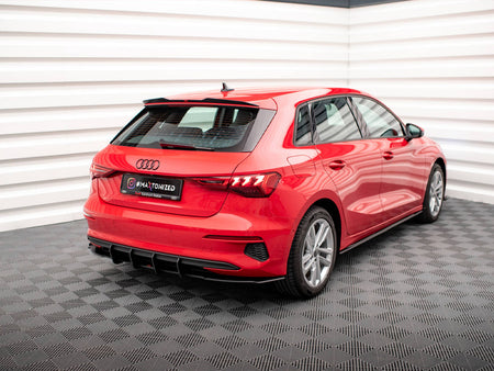Maxton Design Street PRO Rear Diffuser Audi A3 Sportback 8Y - AUA38YCNC-RS1B - Image 2