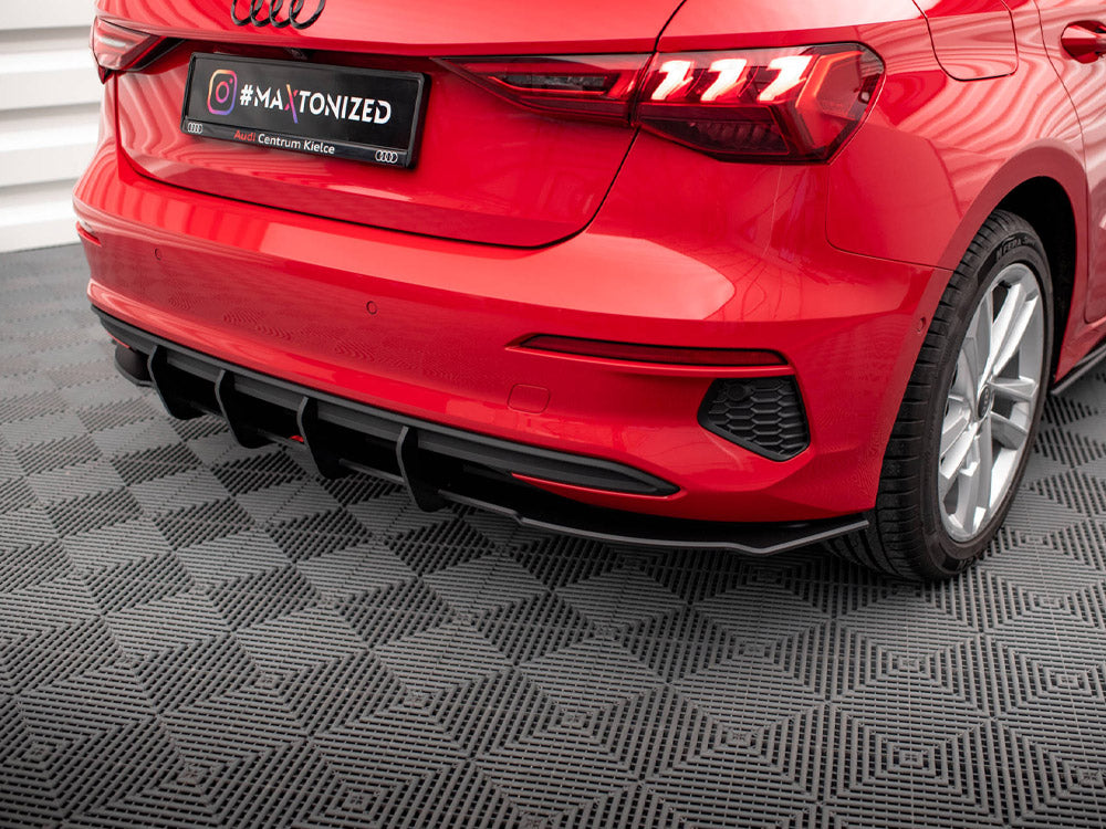 Maxton Design Street PRO Rear Diffuser Audi A3 Sportback 8Y - AUA38YCNC-RS1B - Image 3