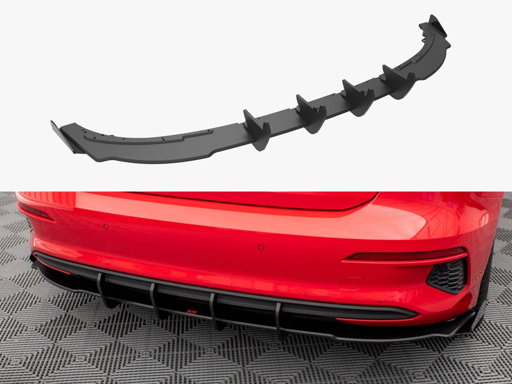 Maxton Design Street PRO Rear Valance + Flaps Audi A3 Sportback 8Y - AUA38YCNC-RS1B+RSF1G - Image 1