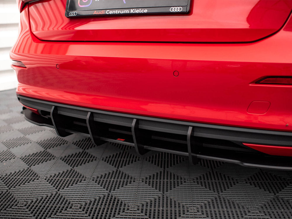 Maxton Design Street PRO Rear Valance + Flaps Audi A3 Sportback 8Y - AUA38YCNC-RS1B+RSF1G - Image 4