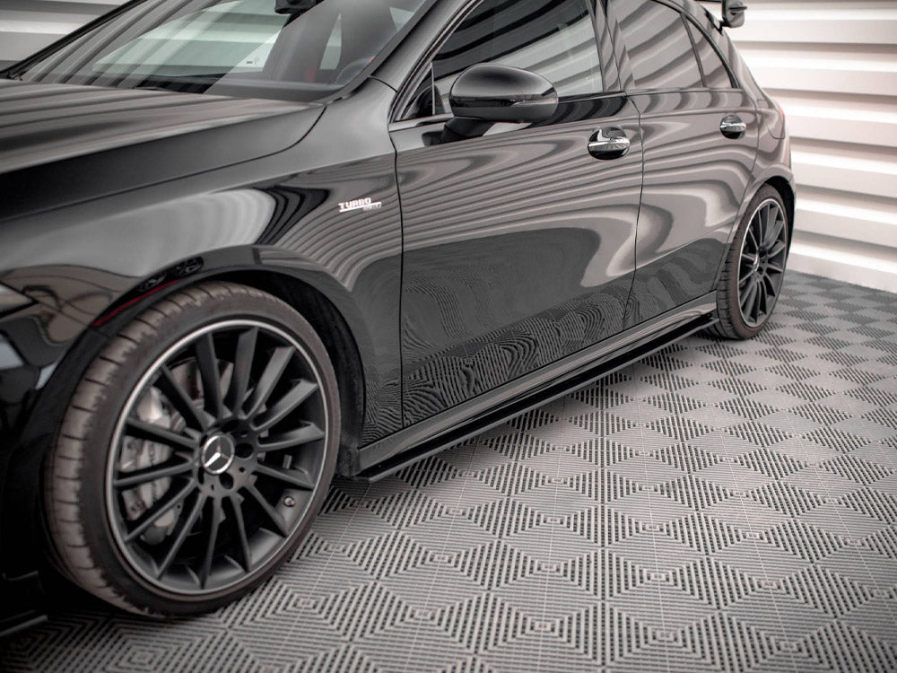 Maxton Design Street PRO Side Skirts Diffusers Mercedes A35 AMG / AMG-Line Aero Pack W177 - MEA17735CNC-SD1B - Image 3