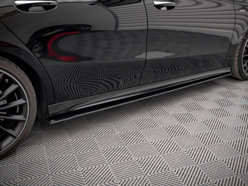 Maxton Design Street PRO Side Skirts Diffusers Mercedes A35 AMG / AMG-Line Aero Pack W177 - MEA17735CNC-SD1B - Image 4