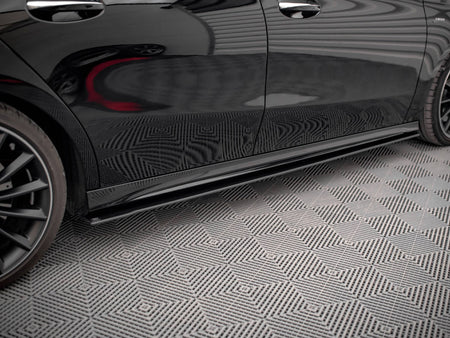 Maxton Design Street PRO Side Skirts Diffusers Mercedes A35 AMG / AMG-Line Aero Pack W177 - MEA17735CNC-SD1B - Image 4