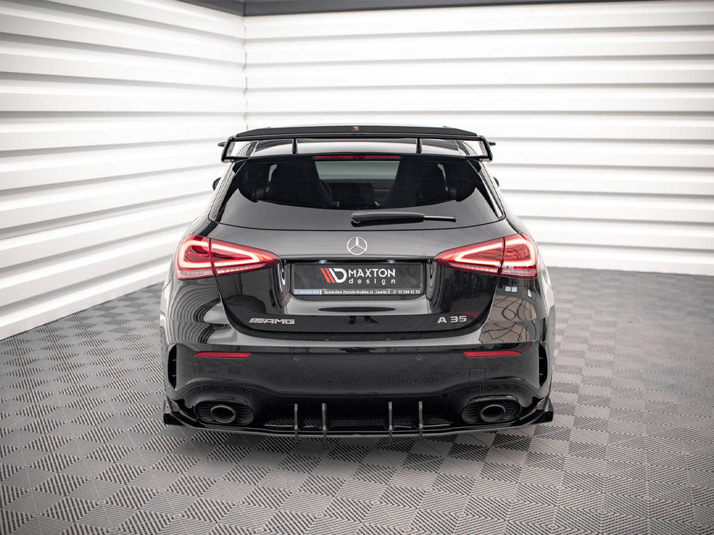 Maxton Design Street PRO Rear Valance + Flaps Mercedes A35 AMG Hatchback Aero Pack W177 - MEA17735CNC-RS1B+RSF1G - Image 3