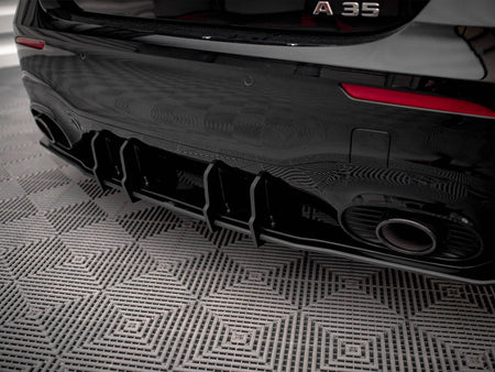 Maxton Design Street PRO Rear Valance + Flaps Mercedes A35 AMG Hatchback Aero Pack W177 - MEA17735CNC-RS1B+RSF1G - Image 5