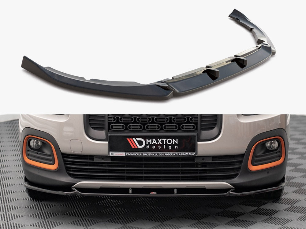 Maxton Design Front Splitter Citroen Berlingo Mk3 - CI-BE-3-FD1G - Image 1